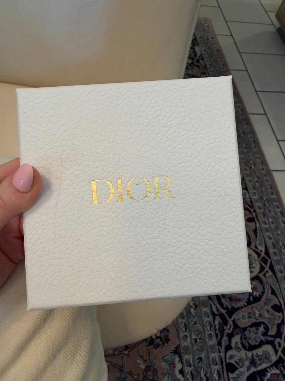 Dior Box & Ribbon and Pouch and tissue